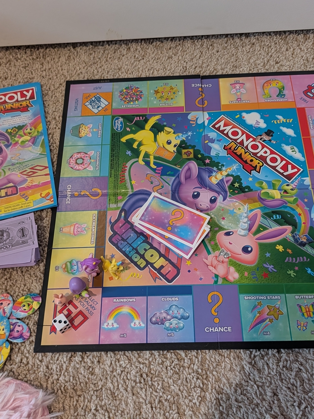 Unicorn Edition Kids Monopoly Jr. Game